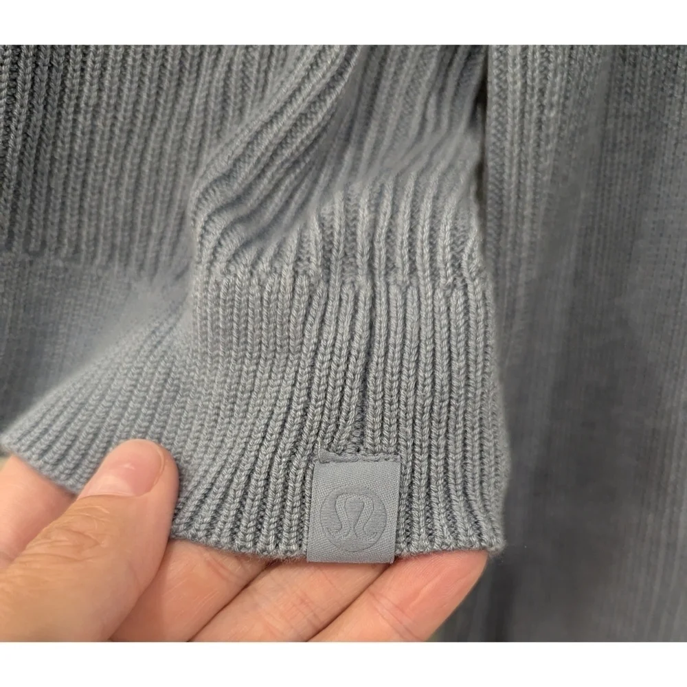 Lululemon Reversible Crossover Sweater In Chambray Size 4